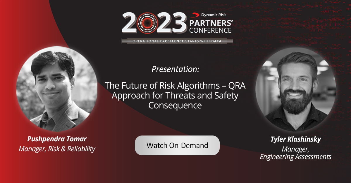 PC2023 The Future of Risk Algorithms – QRA Approach for Threats and Safety Consequence