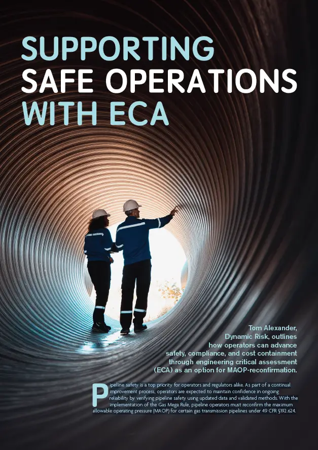 Dynamic Risk Featured in World Pipelines July Issue 